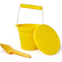 Bigjigs Toys Plážový kyblíček žlutý