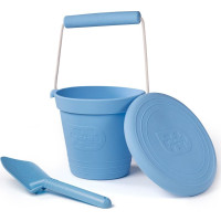 Bigjigs Toys Plážový kyblíček světle modrý