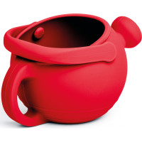 Bigjigs Toys Silikonová konvička červená Cherry