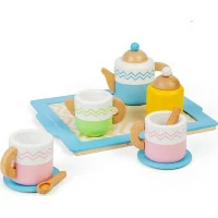 Bigjigs Toys Čajový set s podnosem