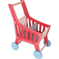Bigjigs Toys Dřevěný nákupní vozík Supermarket