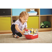 Green Toys Záchranná loď s helikoptérou