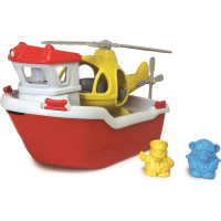 Green Toys Záchranná loď s helikoptérou