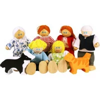 Bigjigs Toys Set rodinky do domečku
