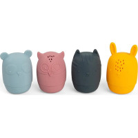 Bigjigs Toys Silikonová mačkací zvířátka do koupele