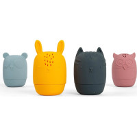 Bigjigs Toys Silikonová mačkací zvířátka do koupele