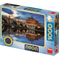 Dino Puzzle neonové Andělský hrad 1000 dílků