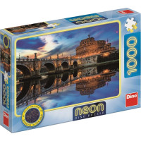 Dino Puzzle neonové Andělský hrad 1000 dílků