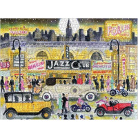 Galison Puzzle Jazzový klub 1000 dílků
