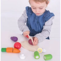 Bigjigs Toys Krájecí zelenina v krabičce