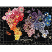 Galison Puzzle Kvetoucí Země 1000 dílků