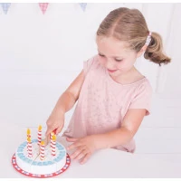 Bigjigs Toys Krájecí narozeninový dort