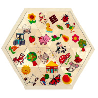 Hess Puzzle mozaika Farma 24 dílků