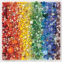 Galison Puzzle Duhové kuličky 500 dílků