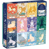 Galison Puzzle Kočičí zvěrokruh 500 dílků