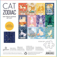Galison Puzzle Kočičí zvěrokruh 500 dílků