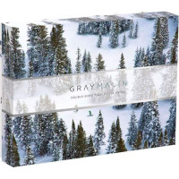 Galison Oboustranné puzzle Sníh Gray Malin 500 dílků
