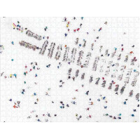 Galison Oboustranné puzzle Sníh Gray Malin 500 dílků