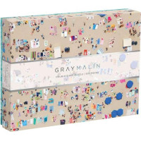 Galison Oboustranné puzzle Pláž Gray Malin 500 dílků