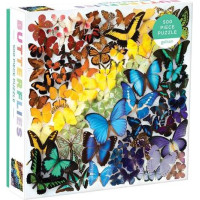 Galison Puzzle Duhoví motýli 500 dílků