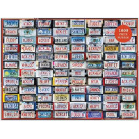 Galison Puzzle Koláž SPZ 1000 dílků