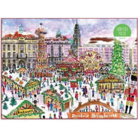 Galison Puzzle Vánoční trh 1000 dílků
