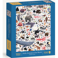 Chronicle Books Puzzle Ahoj zvířata světa 500 dílků