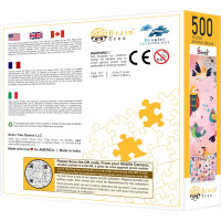 Brain Tree Puzzle Pohádkoví ptáci 500 dílků