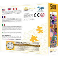 Brain Tree Puzzle Obrázkové dlaždice 500 dílků
