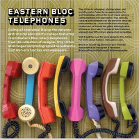 Galison Puzzle Troy Litten Eastern Bloc Telephones 500 dílků