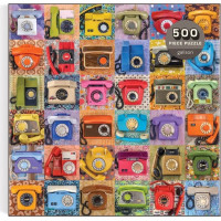 Galison Puzzle Troy Litten Eastern Bloc Telephones 500 dílků