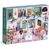 Galison Puzzle Psí galerie 1000 dílků