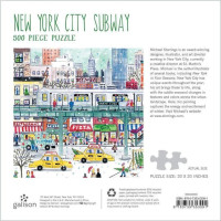 Galison Puzzle V newyorském metru 500 dílků
