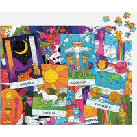 Galison Oboustranné puzzle Major Arcana 500 dílků