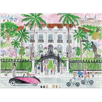 Galison Puzzle Slunečný den v Palm Beach 1000 dílků