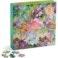 Galison Puzzle Mozaika ze sukulentů 500 dílků