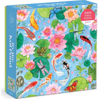 Galison Puzzle Rybníček s Koi kapry 1000 dílků