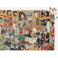 Galison Puzzle Tribuna Uffizi s kočkami 1500 dílků
