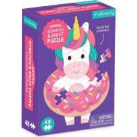 Mudpuppy Puzzle Barevný jednorožec s vůní 48 dílků