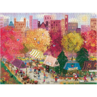 Galison Puzzle Podzim na Městském trhu 1000 dílků