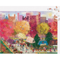 Galison Puzzle Podzim na Městském trhu 1000 dílků