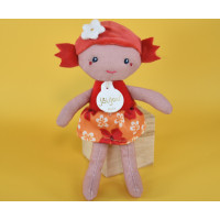Doudou Jolijou Panenka Léna 16 cm žlutá