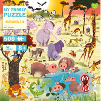 Magellan Rodinné puzzle Savana 500 dílků