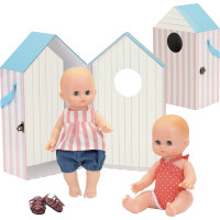 Petitcollin Panenka 28 cm v kabince Petit Câlin Deauville
