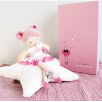 Doudou Jolijou Panenka baletka Lily Rose 36 cm