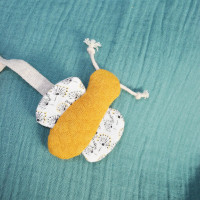 Doudou Jolijou Panenka Pollen a včelka 25 cm