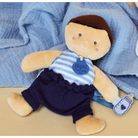Doudou Jolijou Panenka 18 cm modrá