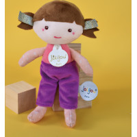 Doudou Jolijou Panenka Mia 16 cm fuchsia