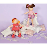 Doudou Jolijou Panenka LES PIPELLETTES 25 cm 1 ks
