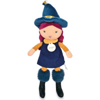 Doudou Jolijou Látkové panenky Čarodějnice 24 cm